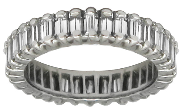 Vintage 2.15ct Diamond Eternity Wedding Band