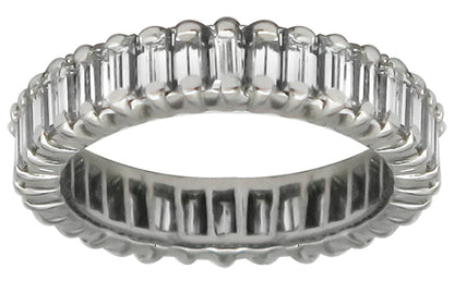 Vintage 2.15ct Diamond Eternity Wedding Band