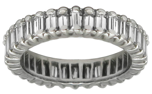 Vintage 2.15ct Diamond Eternity Wedding Band