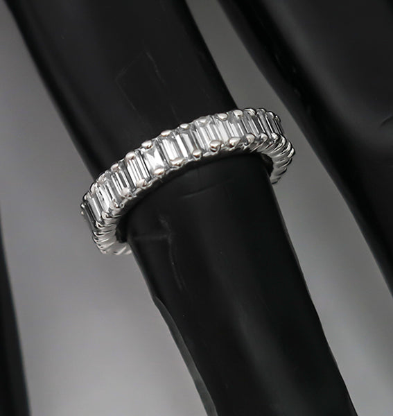 Vintage 2.15ct Diamond Eternity Wedding Band