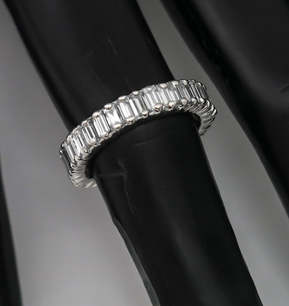 Vintage 2.15ct Diamond Eternity Wedding Band