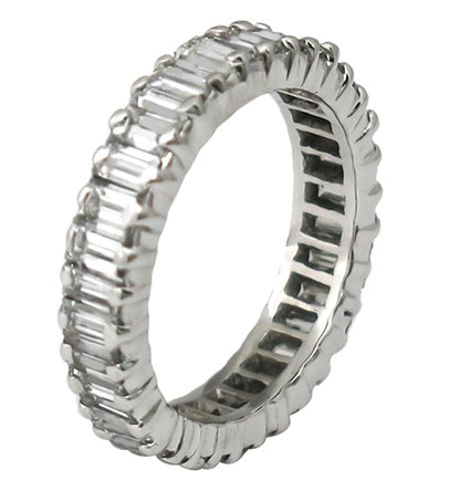 Vintage 2.15ct Diamond Eternity Wedding Band