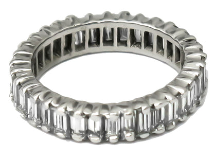 Vintage 2.15ct Diamond Eternity Wedding Band