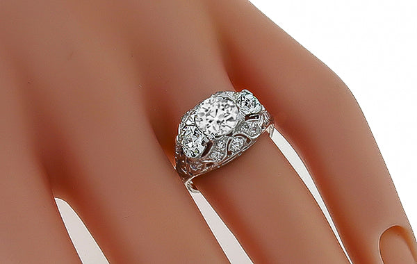 Vintage 2.25ct Diamond Ring