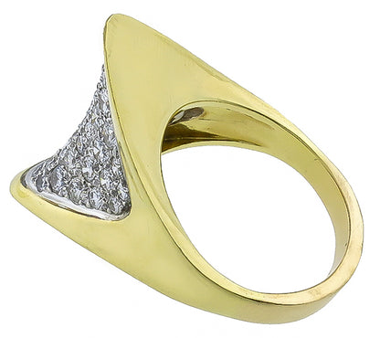 Vintage 3.00ct Diamond Gold Ring