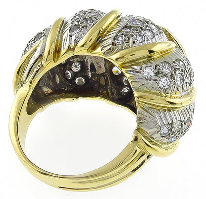 Vintage 3.00ct Diamond Gold Ring