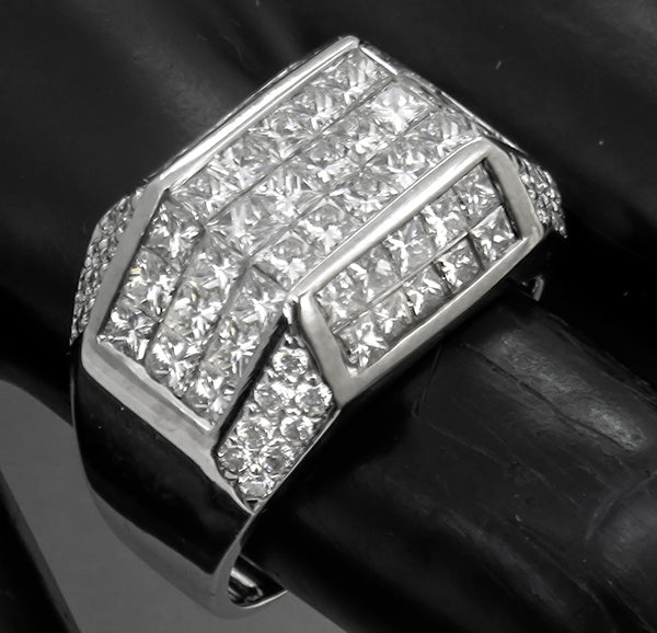 Vintage 3.30ct Diamond Gold Ring