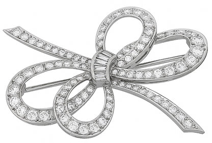 Vintage 3.50ct Diamond Pin