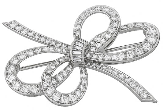 Vintage 3.50ct Diamond Pin