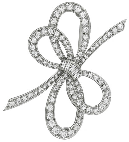 Vintage 3.50ct Diamond Pin