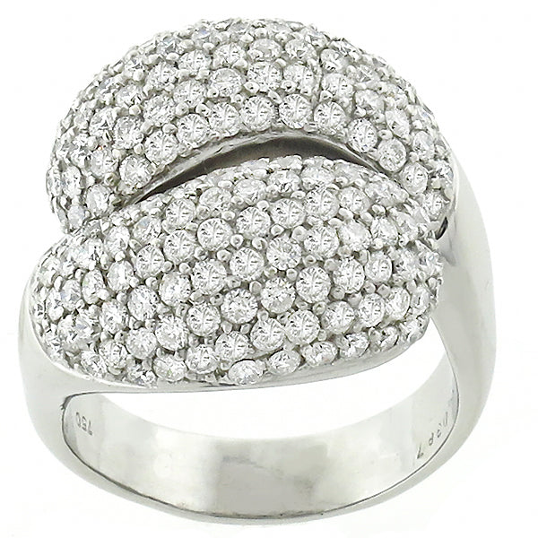 Vintage  3.87ct  Diamond Cocktail Ring