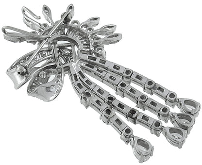 Vintage 6.00ct Diamond Pendant/Pin