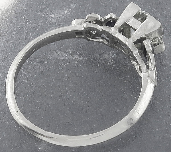 Vintage GIA 1.04ct Diamond Engagement Ring