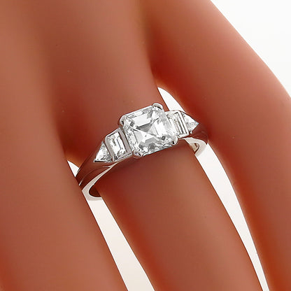 Vintage GIA 1.15ct Diamond Engagement Ring