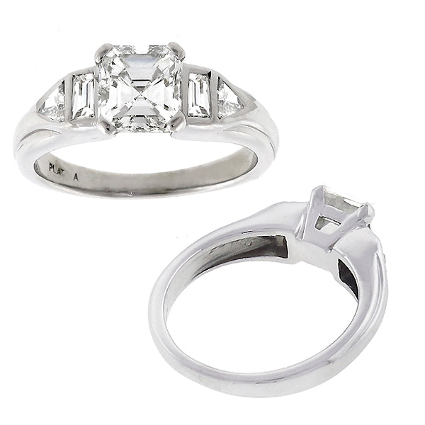 Vintage GIA 1.15ct Diamond Engagement Ring