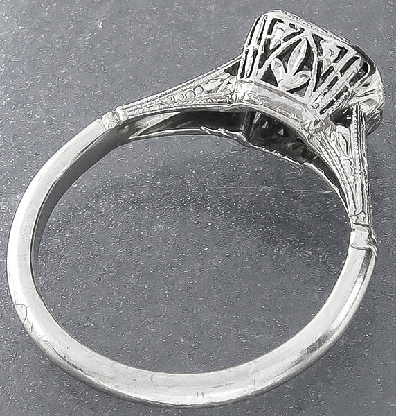 Vintage GIA 1.35ct Diamond Engagement Ring