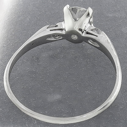 Vintage GIA Certified 0.92ct Diamond Engagement Ring