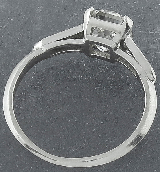 Vintage GIA Certified 1.36ct Diamond Engagement Ring