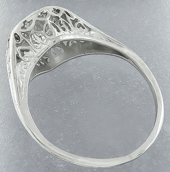 Vintage GIA Certified 1.53ct Diamond Engagement Ring