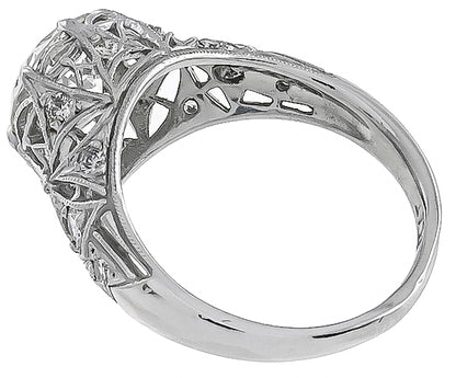 Vintage GIA Certified 1.70ct Diamond Engagement Ring