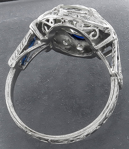 Vintage GIA Certified 1.78ct Diamond Engagement Ring