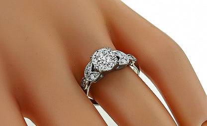 Vintage GIA Certified 1.78ct Diamond Engagement Ring