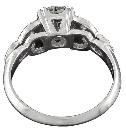 Vintage GIA Certified 1.78ct Diamond Engagement Ring