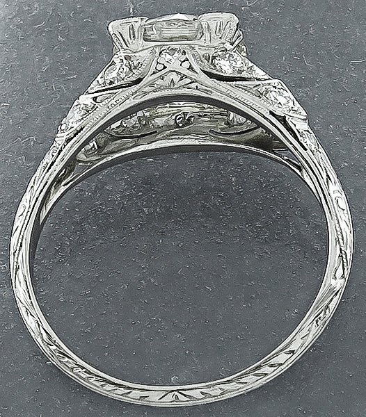 Vintage GIA Certified 2.04ct Diamond Engagement Ring