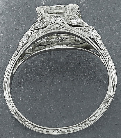 Vintage GIA Certified 2.04ct Diamond Engagement Ring