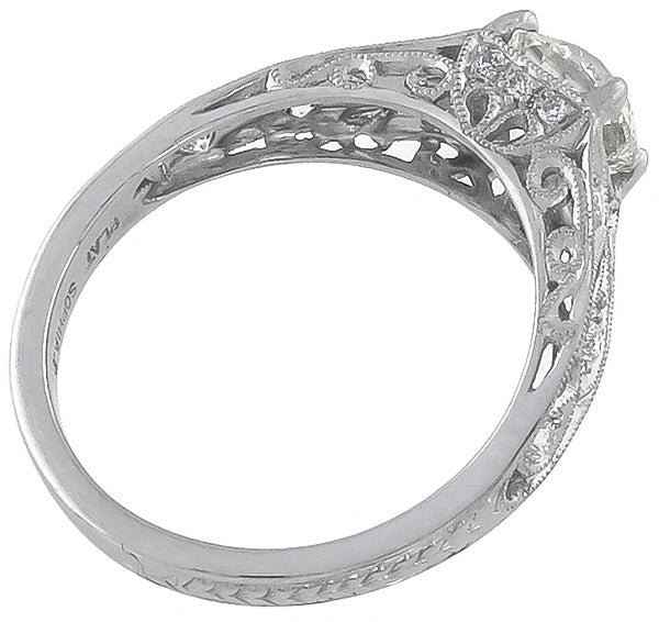 Vintage Sophia D. 1.02ct Diamond Engagement Ring
