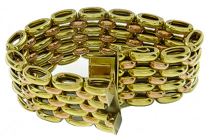 Vintage Two Tone Gold Bracelet