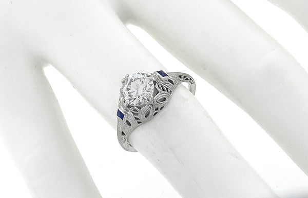 Vintage1.23ct Diamond Engagement Ring