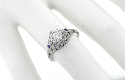 Vintage1.23ct Diamond Engagement Ring