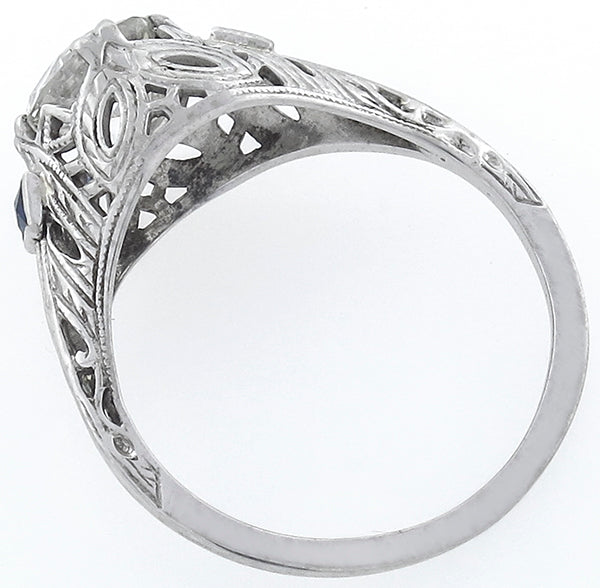 Vintage1.23ct Diamond Engagement Ring