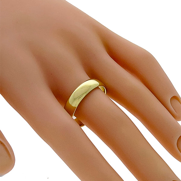 Vintage 14K Yellow Gold Wedding Band