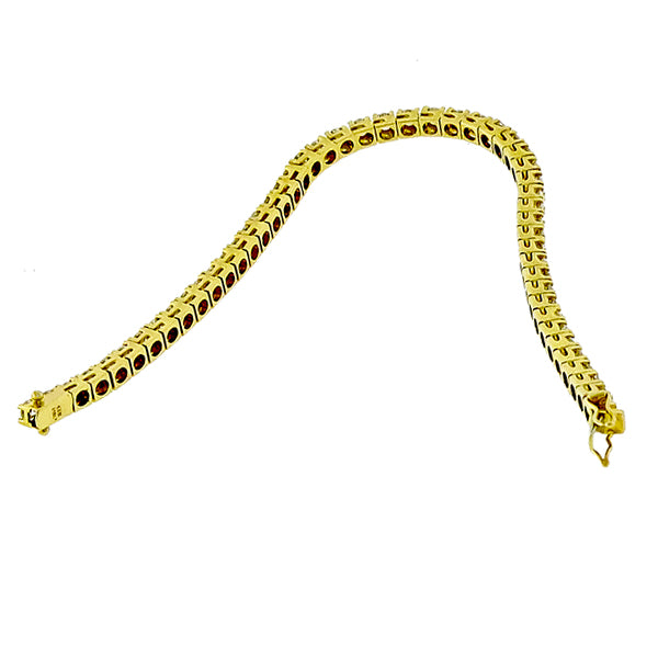 Vintage Round-Cut Diamond Bracelet