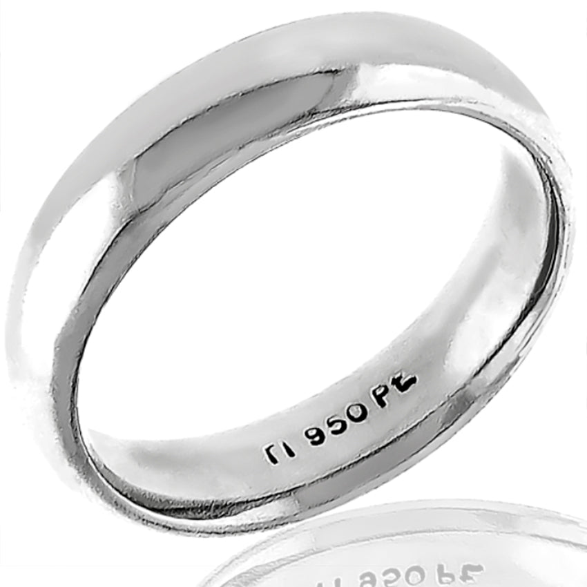 Estate 5mm Comfort Fit Platinum Wedding Band