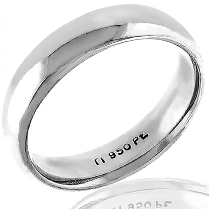 Estate 5mm Comfort Fit Platinum Wedding Band