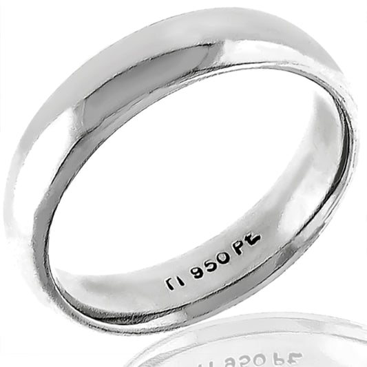 Estate 5mm Comfort Fit Platinum Wedding Band