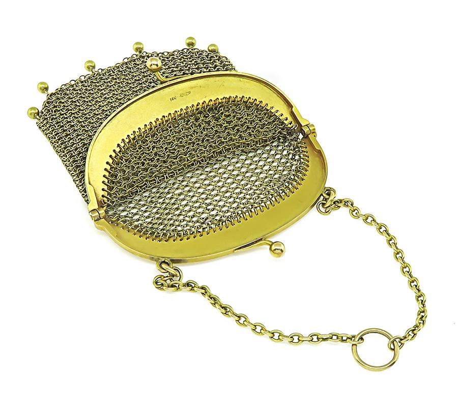 Victorian Gold Mesh Purse