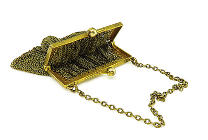 Antique Gold Mesh Purse