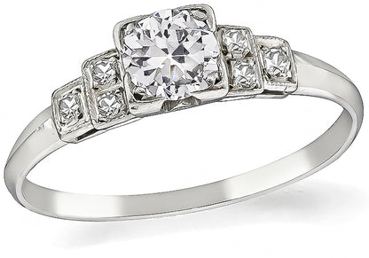 Vintage 0.45ct Diamond Engagement Ring