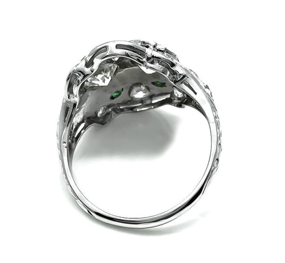 Art Deco 1.20ct Diamond 18k White Gold Ring