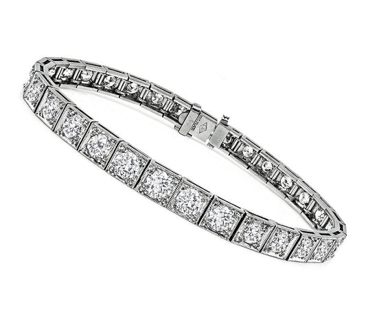 Art Deco 9.00ct Diamond Line Bracelet