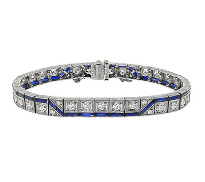 Art Deco 2.50ct Diamond Platinum Bracelet