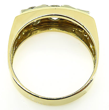 Estate 1.90ct Diamond Gold Ring