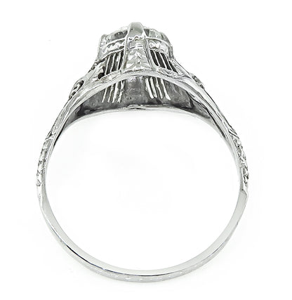 Edwardian 0.65ct Diamond Engagement Ring
