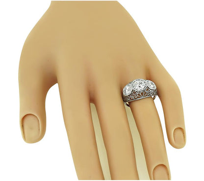 Edwardian 2.10cttw Diamond Three Stone Ring