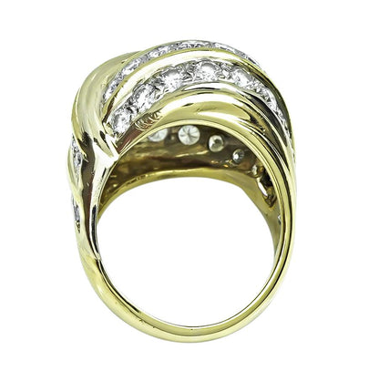 Estate 2.00ct Diamond Gold Ring