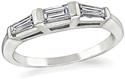Estate 0.25ct Diamond Wedding Band
